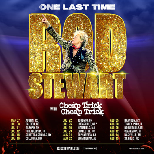 Rod Stewart 2025 US Tour!